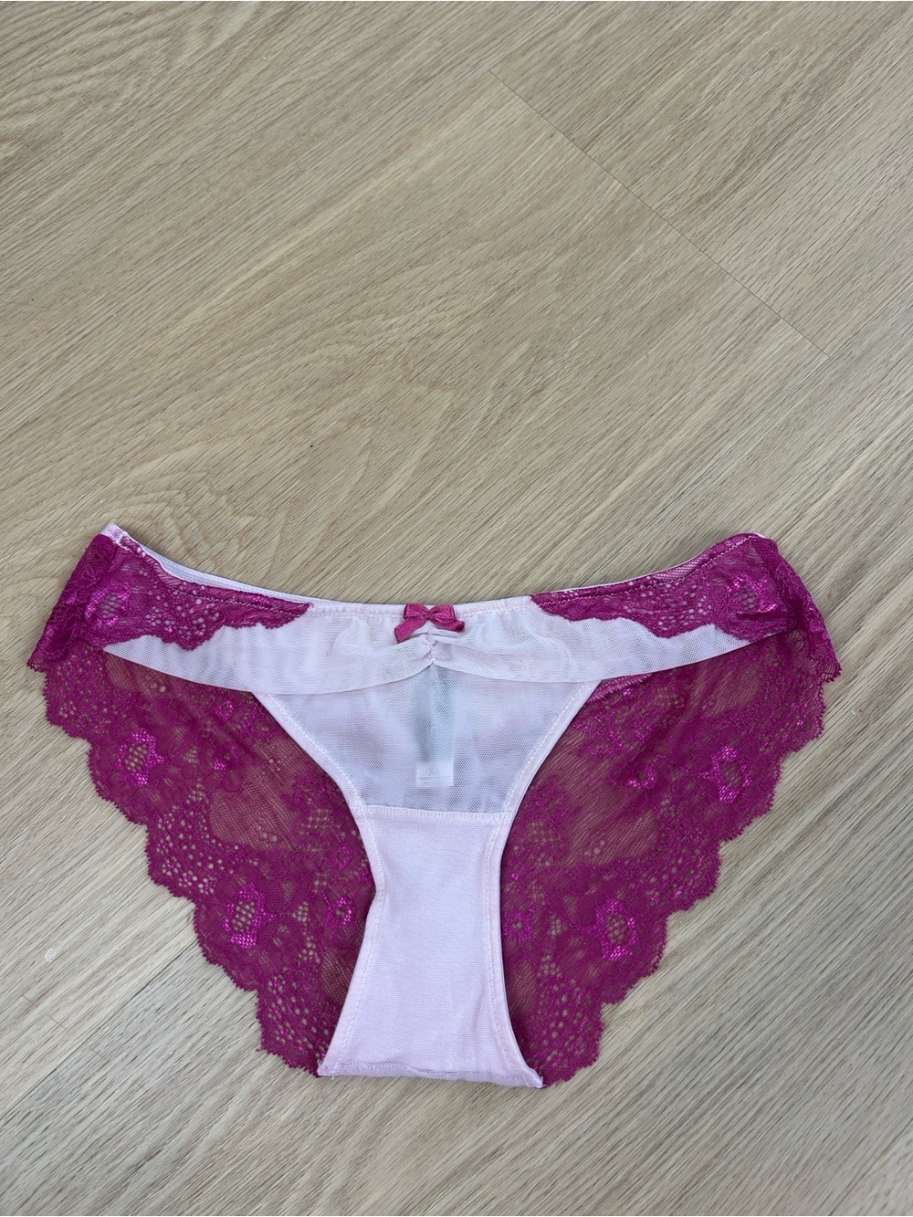 Adore Me Lace Mesh Panty XS